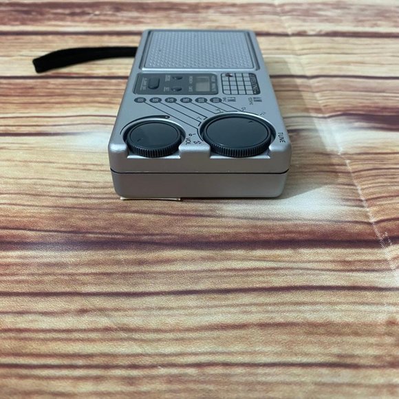 Lifelong AM/FM Portable Pocket Size Radio with LCD Alarm Clock Model-845 - Picture 12 of 14